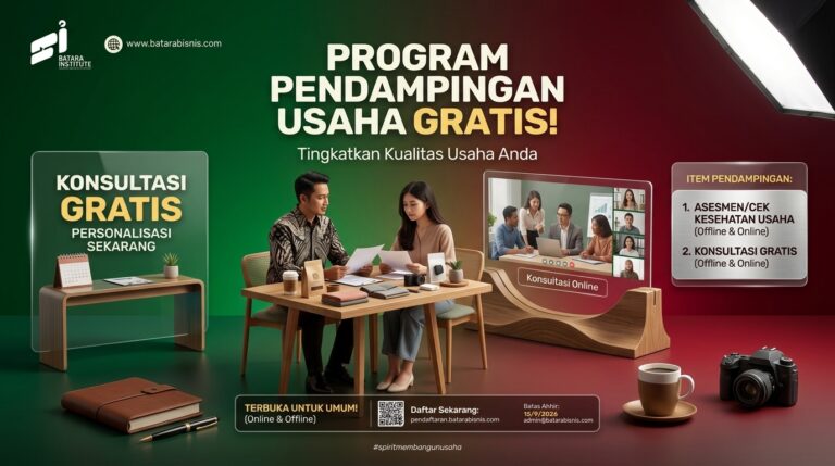 Program Pendampingan Usaha Gratis, Batara Institute Dorong Pelaku Usaha Naik Kelas